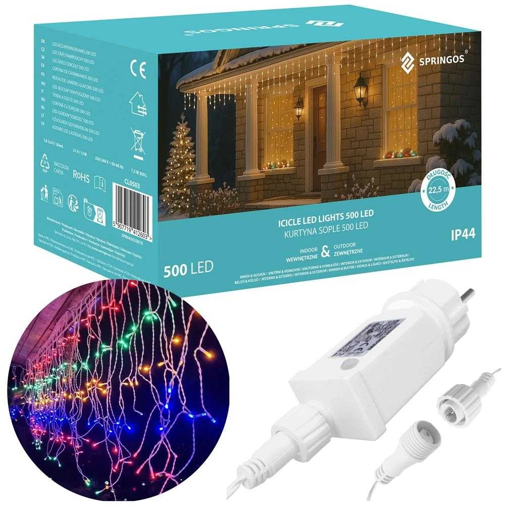 Kalėdinės lemputės Springos CL0503, 20 m, 500 LED