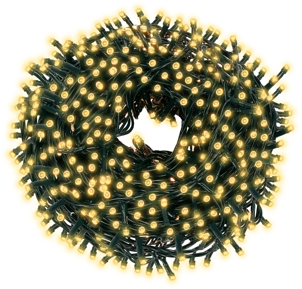 Kalėdinės girliandos Springos 500 LED 31,5 m šiltai baltos