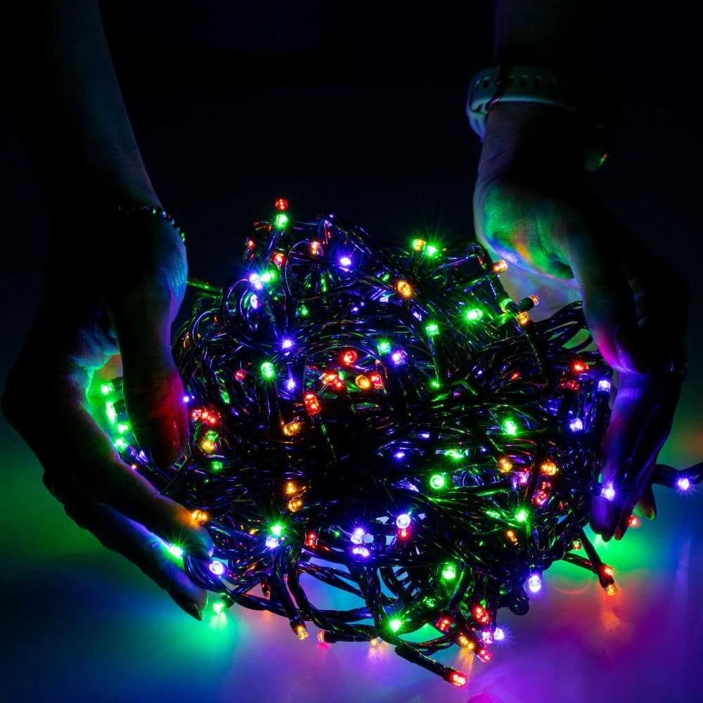 Kalėdinės lemputės Springos 1000 LED, 50 m, IP44
