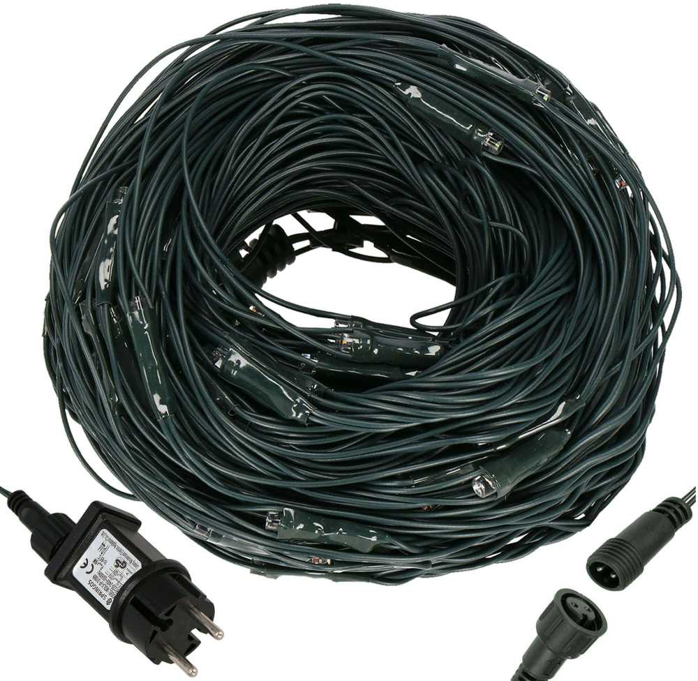 Užuolaidinė girlianda Springos 144 LED, 2x2 m