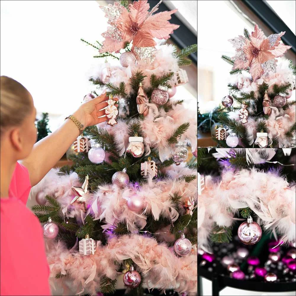 Kalėdiniai žaisliukai Springos CA1131, 3 cm, 54 vnt.