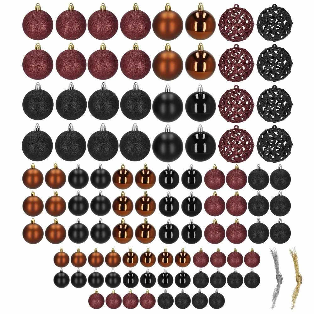 Kalėdiniai žaisliukai Springos CA1165, 100 vnt