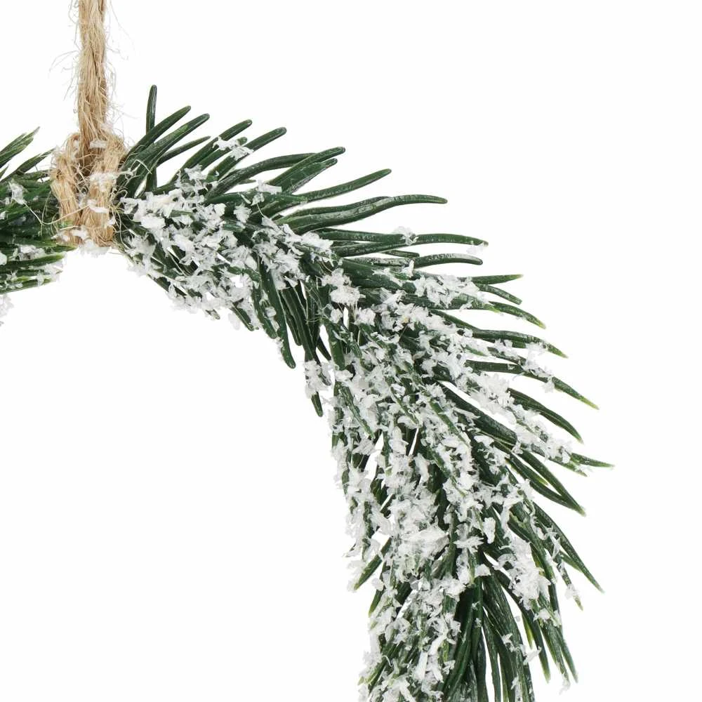 Dekoratyvinė šakelė Springos, 10 cm, ruda/balta/žalia