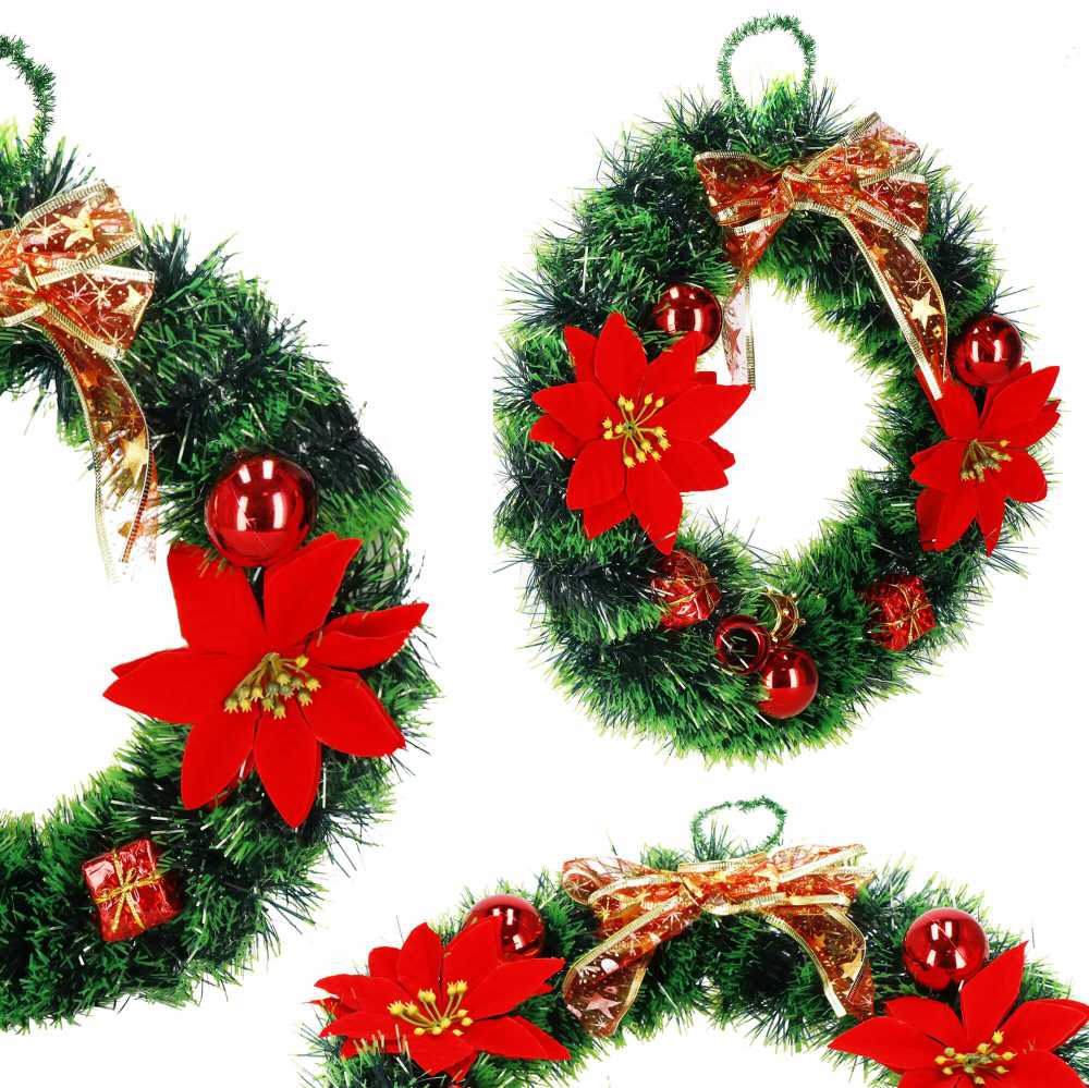 Springos CA1018 KALĖDŲ PRAŠYMAS "VAINIKAS" 30 CM