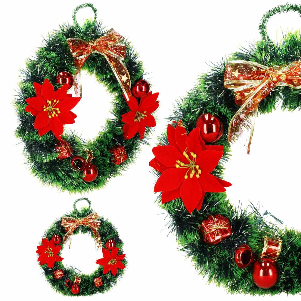 Springos CA1018 KALĖDŲ PRAŠYMAS "VAINIKAS" 30 CM