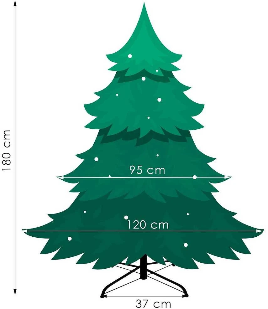 Springos Kalėdų eglutė 180 cm