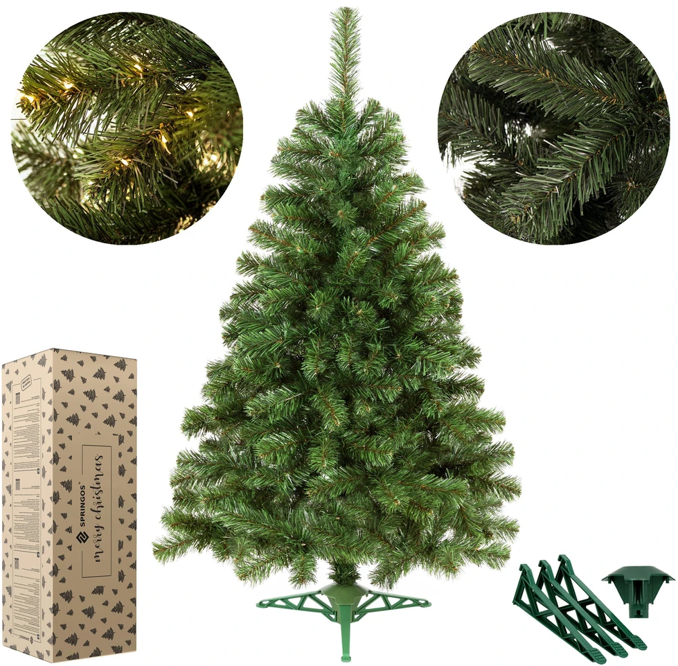 Springos CT0054 DIRBTINĖ ŽALIA KALĖDŲ EGLĖ 150 CM
