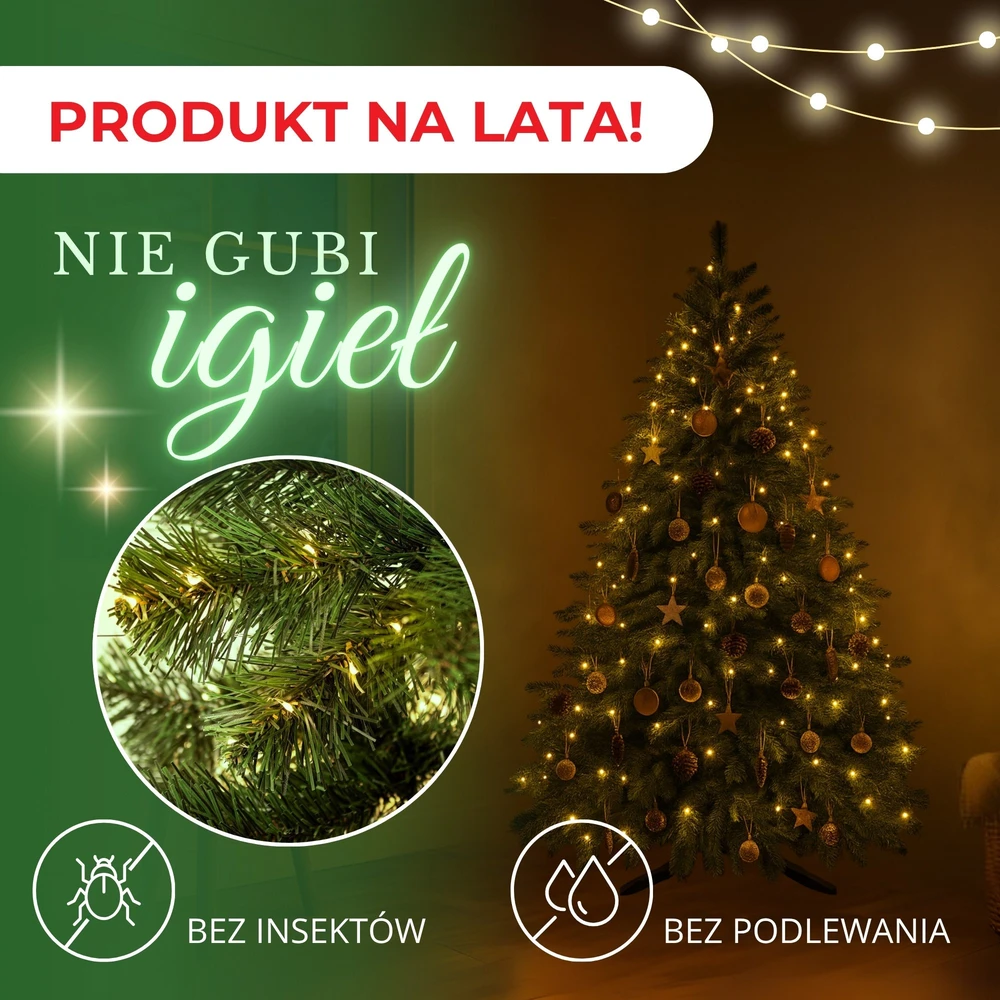 Springos CT0054 DIRBTINĖ ŽALIA KALĖDŲ EGLĖ 150 CM