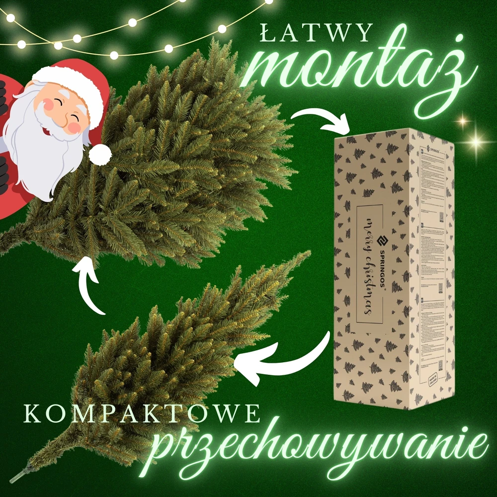 Kalėdų eglutė Springos Kaukazo eglė 150 cm PVC