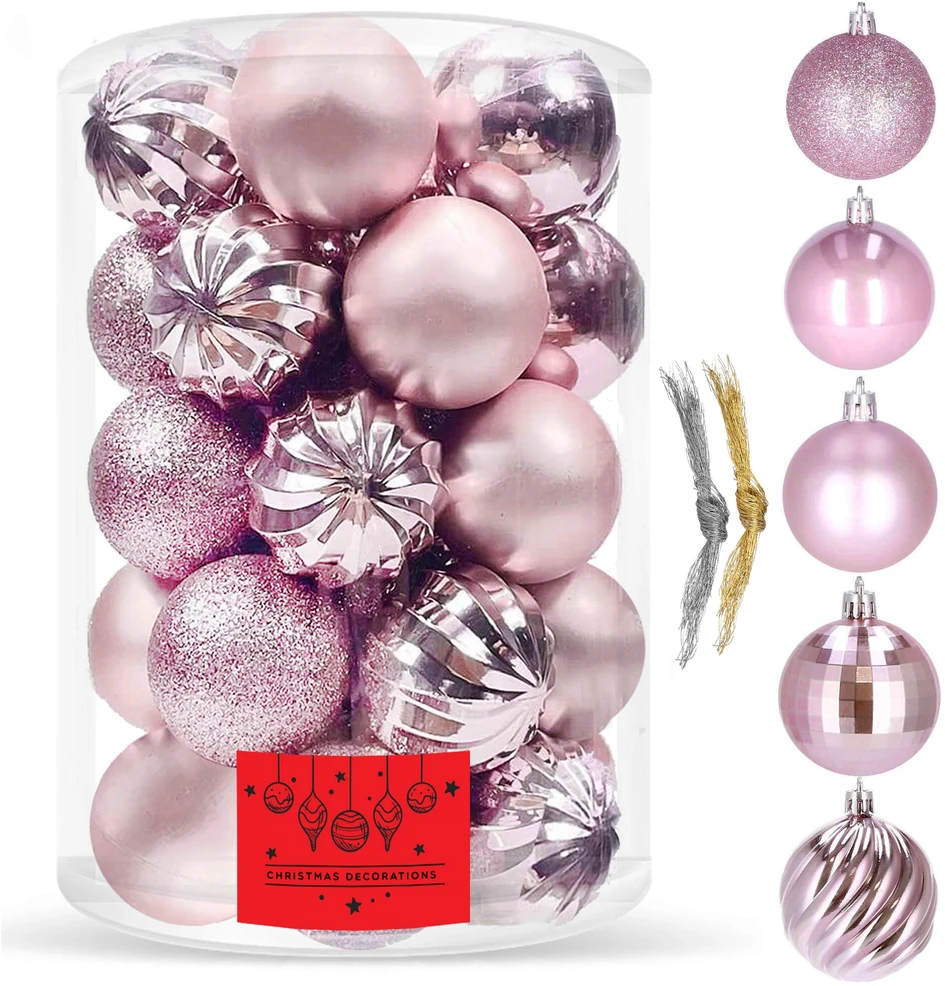 Kalėdiniai žaisliukai Springos 6 cm, 20 vnt.