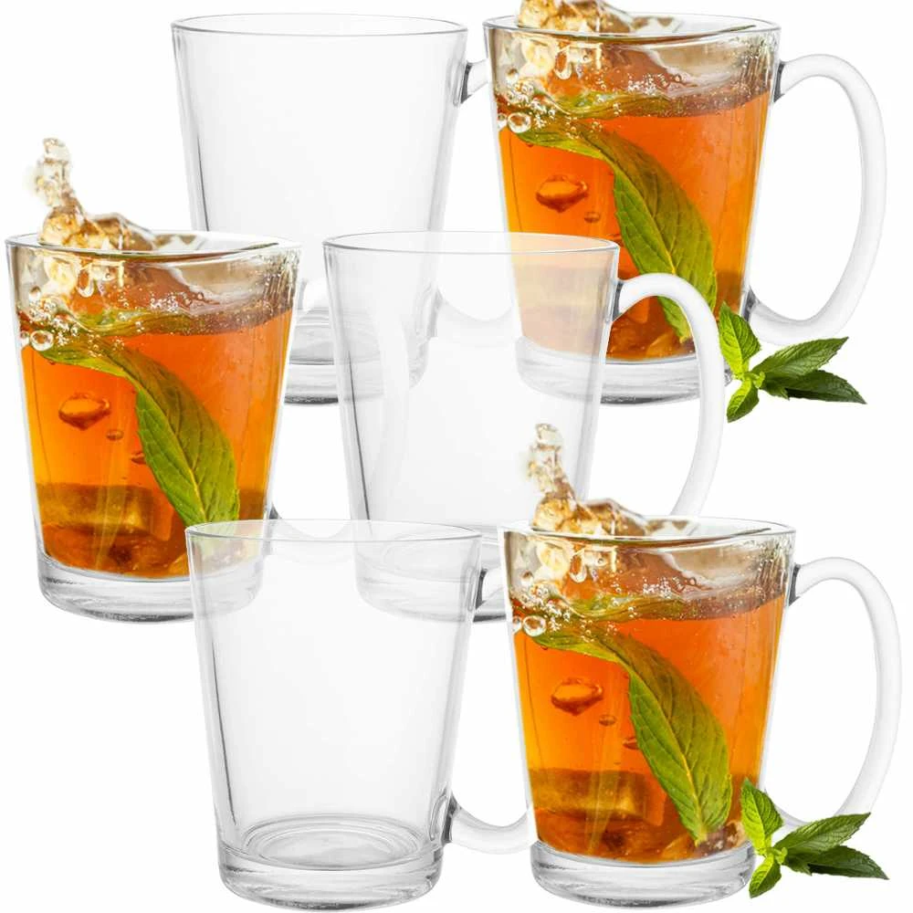 Latte kavos stiklinės Springos HA7497, 300 ml, 6 vnt.