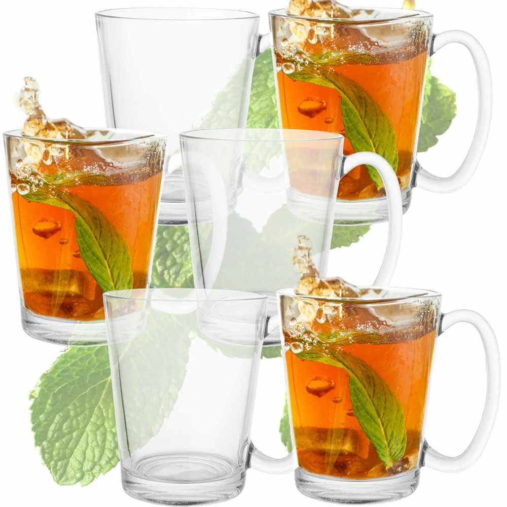 Latte kavos stiklinės Springos HA7497, 300 ml, 6 vnt.