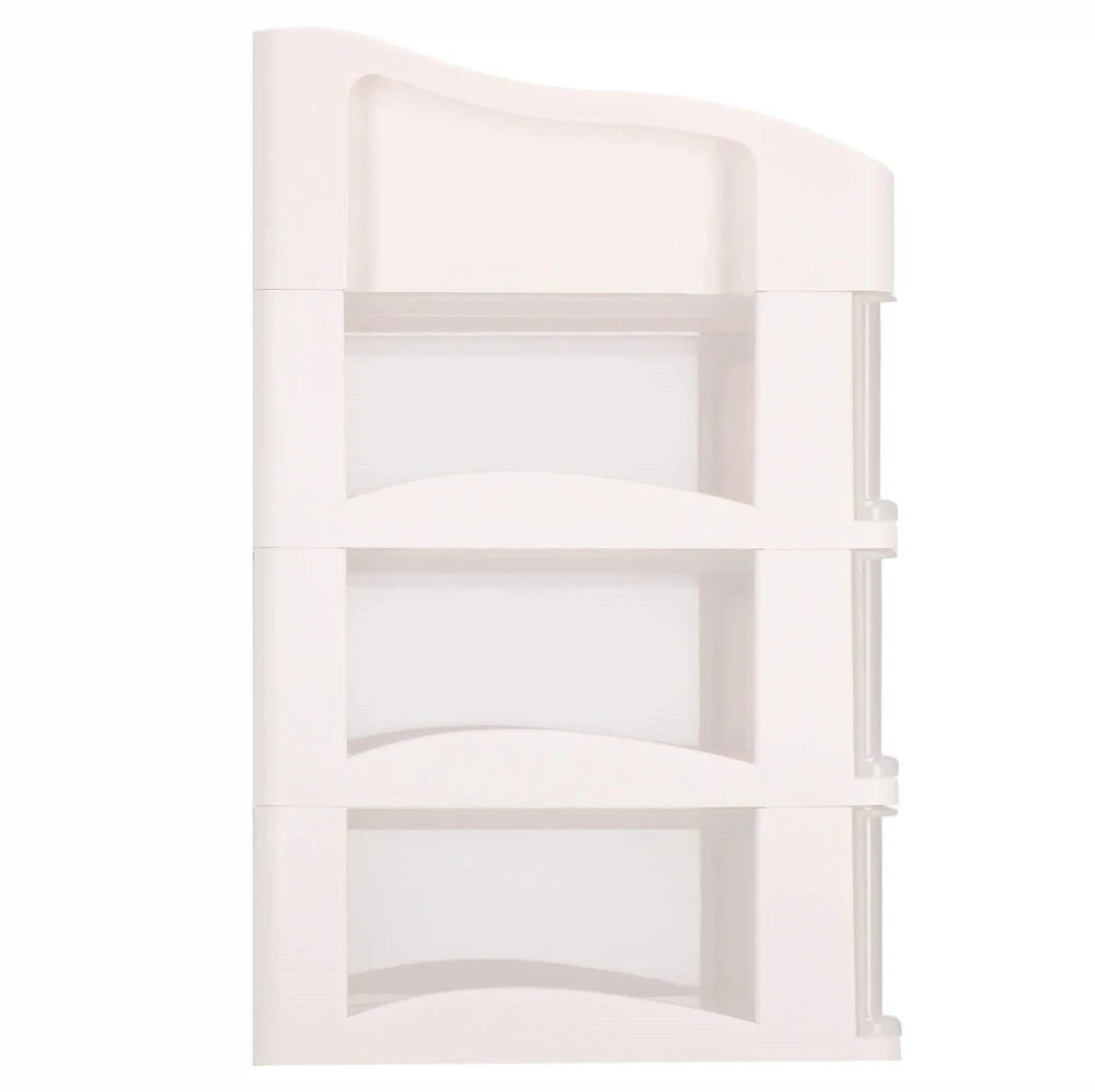 Springos Kosmetikos priemonių dėžutė BEAUTY BOX 3 DRAWERS OPEN CREAM