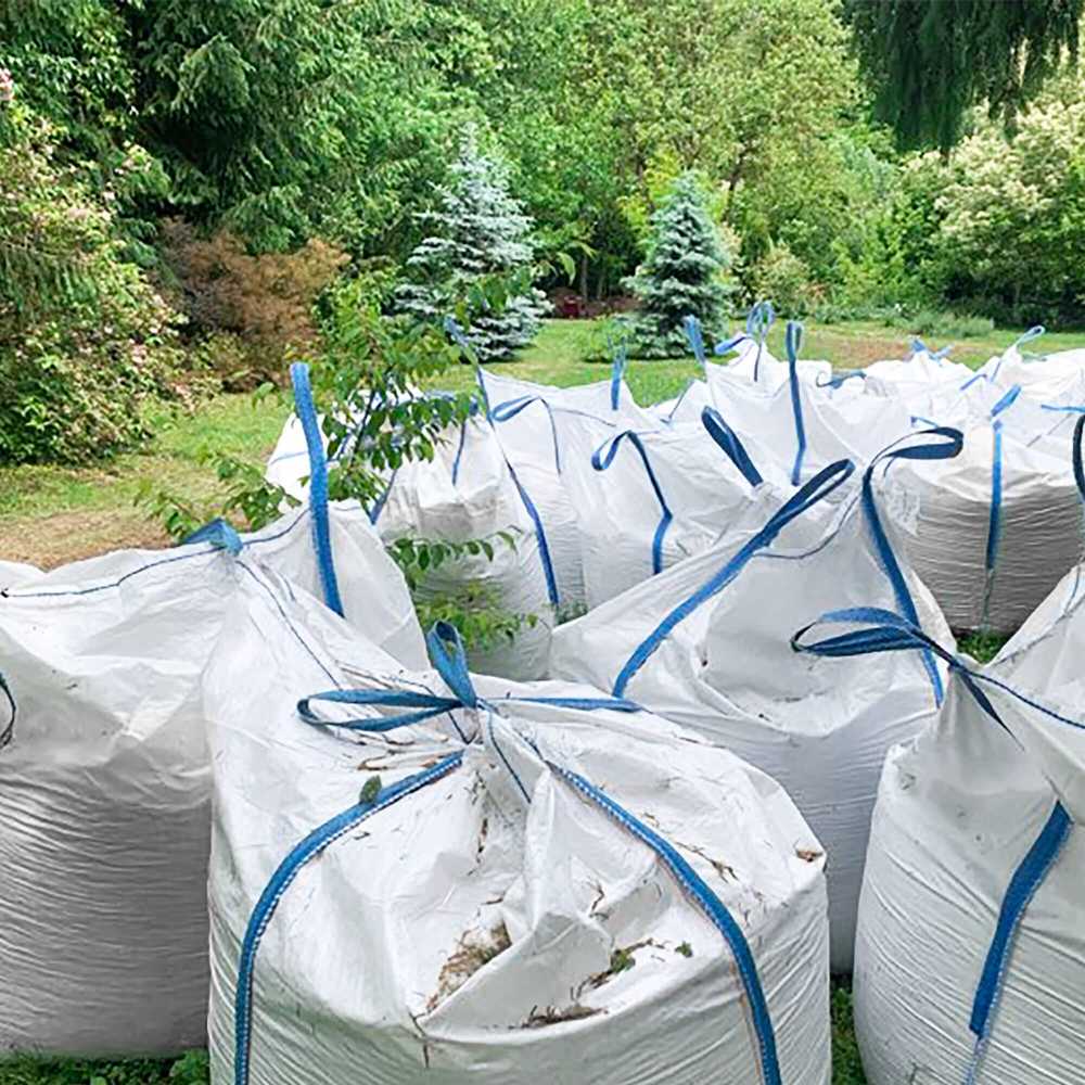 Springos Krepšys birioms medžiagoms 900 l, keliamoji galia 1000 kg, baltas su mėlynais elementais, 92 × 92 × 100 cm