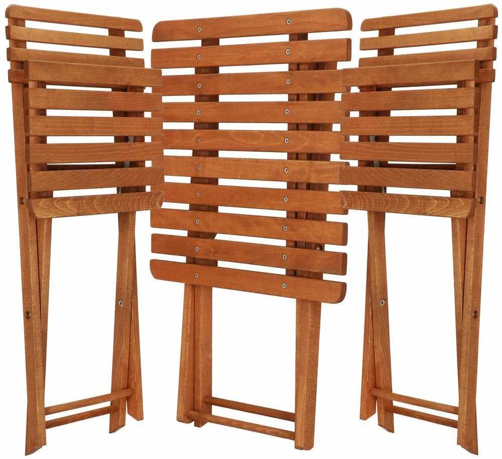 Lauko baldų komplektas Springos Baldų komplektas, buko ,sulankstomas, rudas