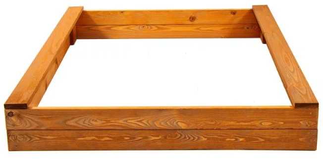 Medinė smėlio dėžė Springos PS120IE 120x120 CM