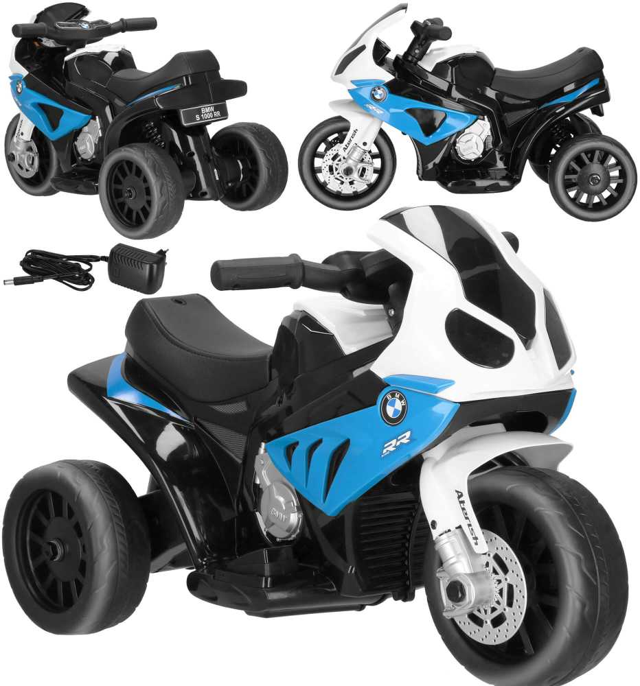 Elektrinis triratis motociklas vaikams Springos BMW S 1000 RR