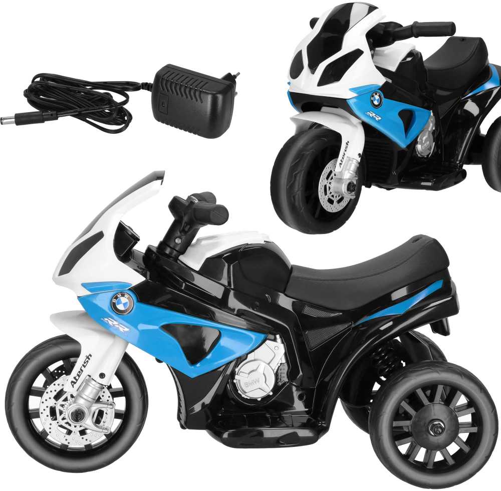 Elektrinis triratis motociklas vaikams Springos BMW S 1000 RR