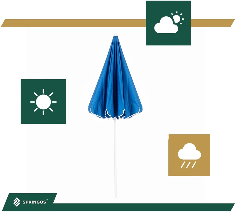Paplūdimio skėtis Springos BU0003 240 cm