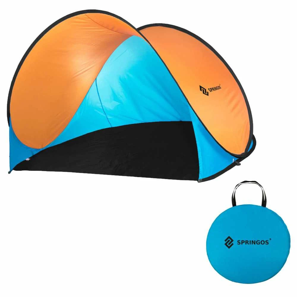 Palapinė Springos PT003 Pop-Up 200×120×110 cm oranžinė