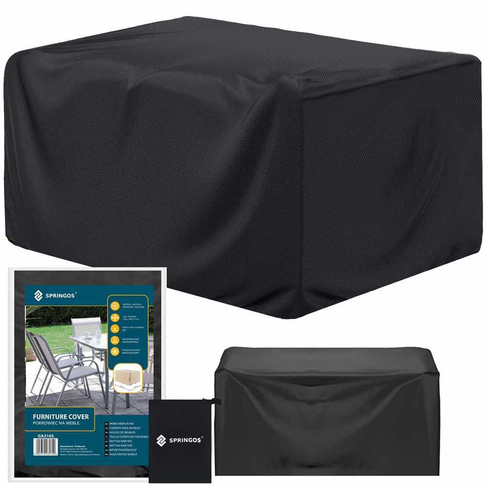 Springos GA2165 POKROWIEC NA MEBLE OGRODOWE 152X104X71 CM