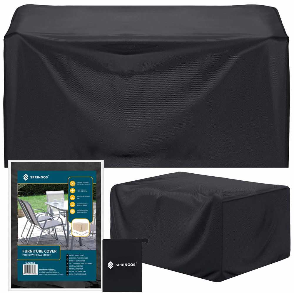 Springos GA2165 POKROWIEC NA MEBLE OGRODOWE 152X104X71 CM