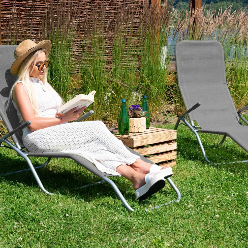 Springos Sodo kėdė pilka