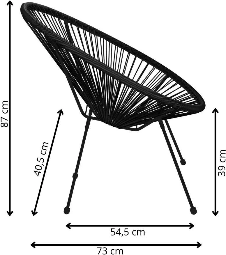 Springos Sodo kėdė 72 × 82 × 85 cm