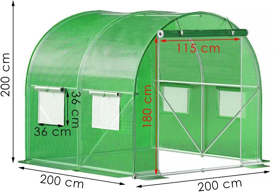Šiltnamio plėvelė Springos GT0001F 2x2x2 m