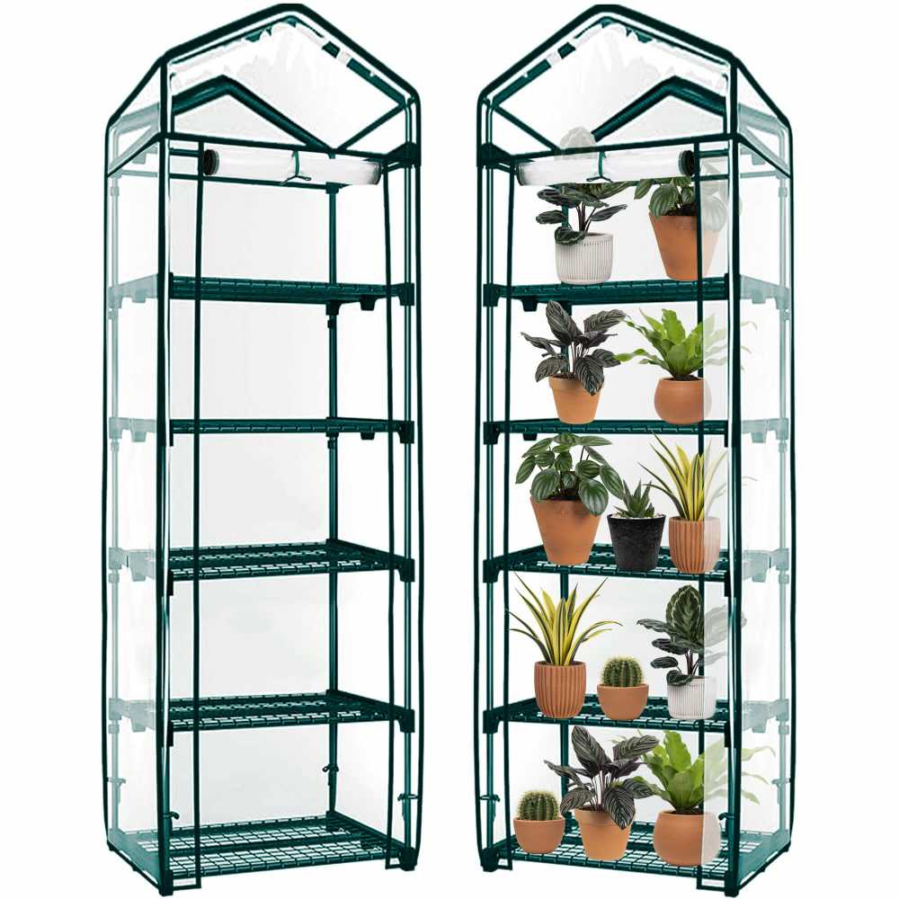 None Nežinomas Mini šiltnamis Springos, 70 cm x 50 cm x 190 cm