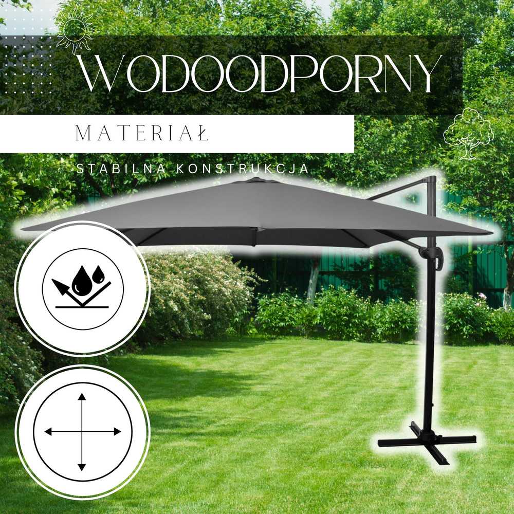 Sodo skėtis Springos GU0050 300 X 300 CM