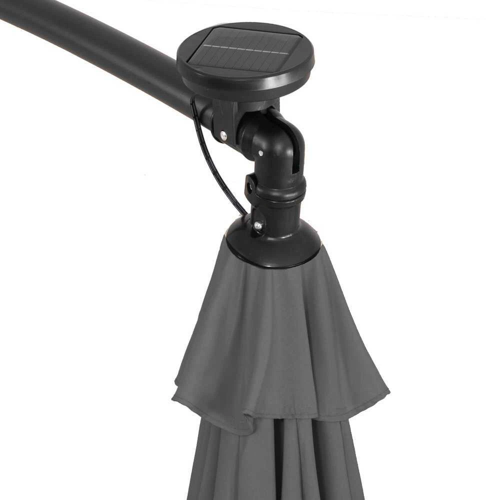 Sodo skėtis su LED ir saulės baterija Springos GU0046 300 cm