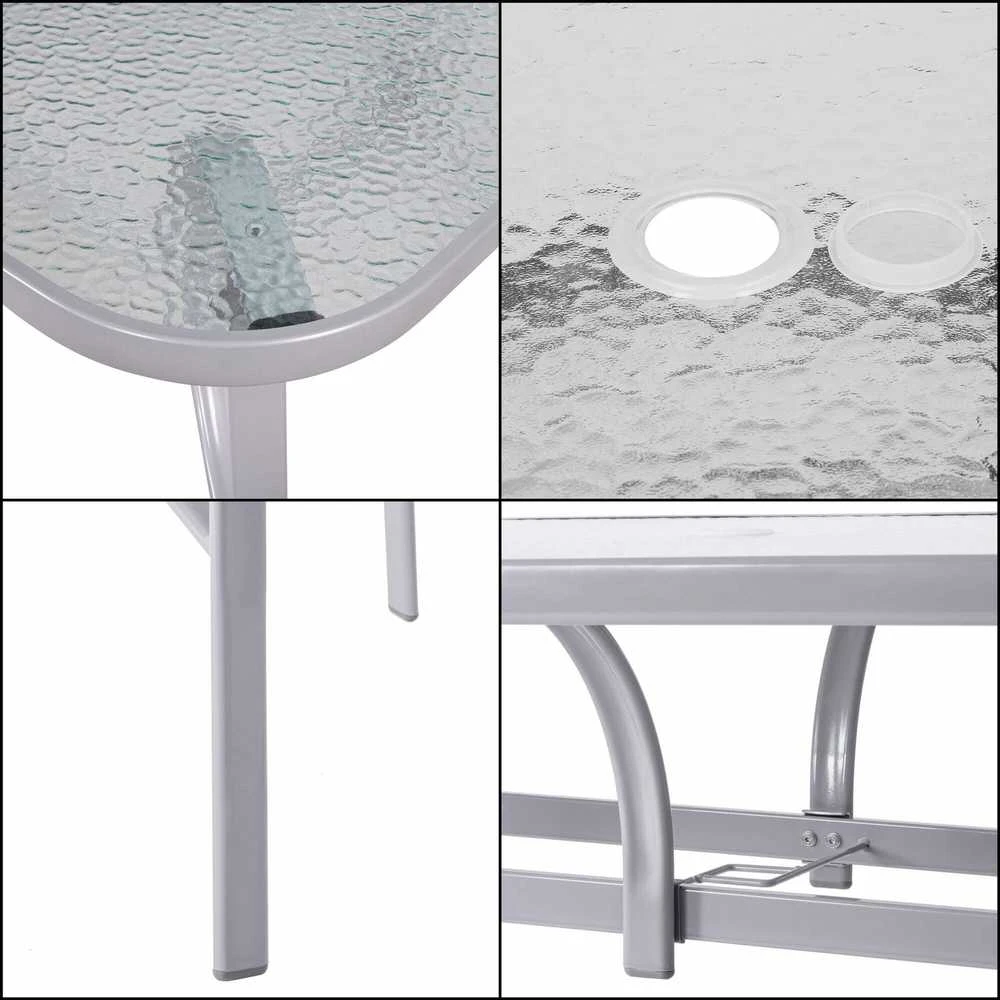 Sodo stalas Springos GF1013 150x90 cm