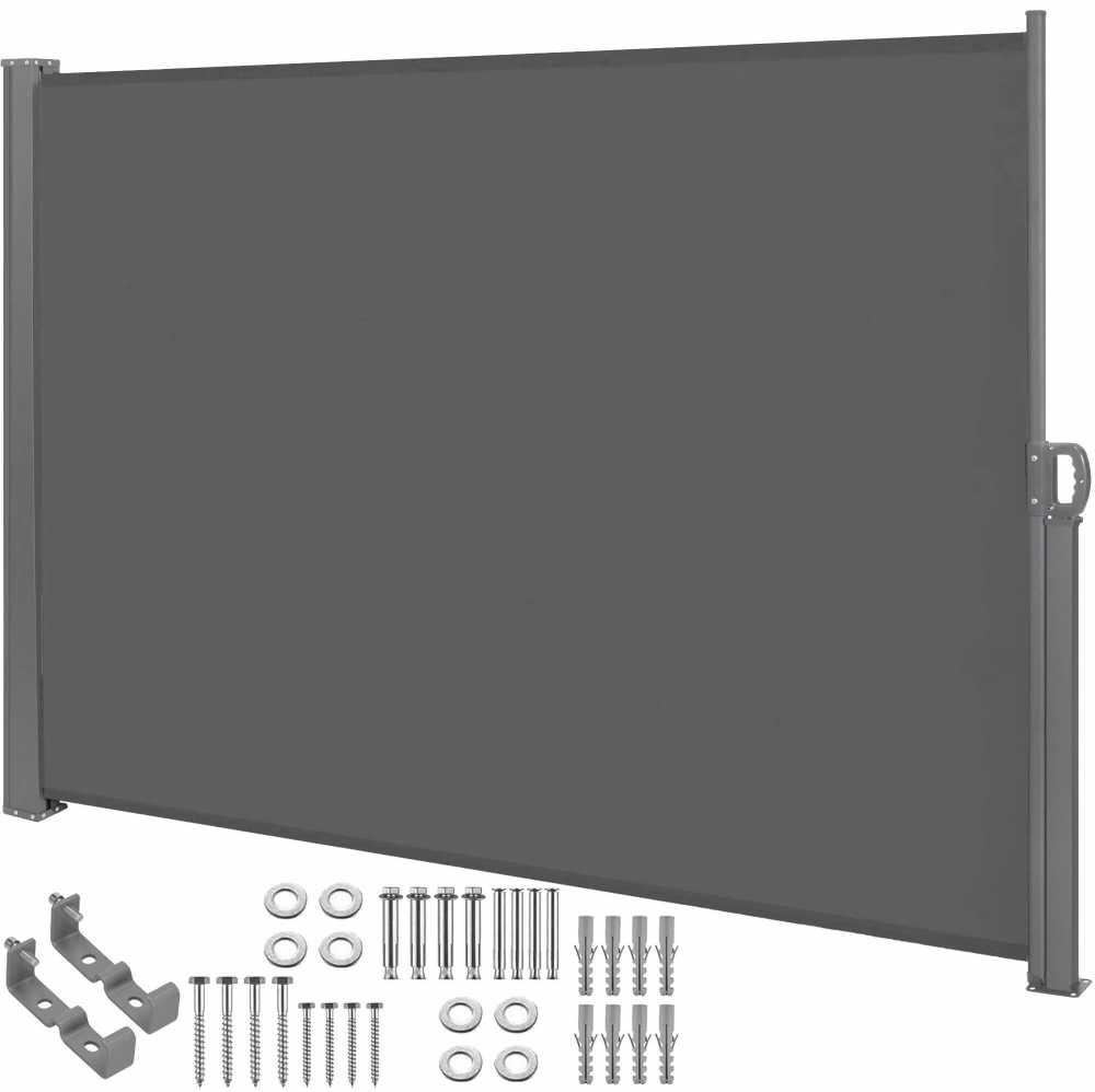 Šoninė markizė Springos AW0004 350x180 cm grafito spalvos