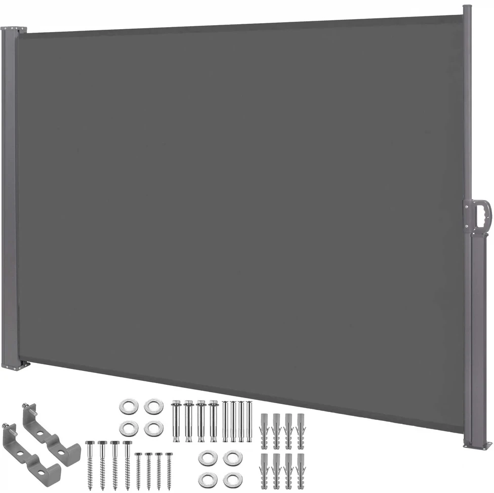 Šoninė markizė Springos AW0004 350x180 cm grafito spalvos