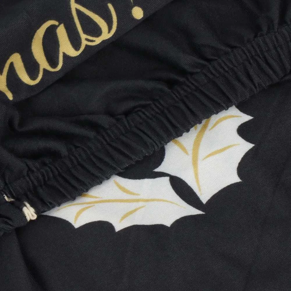 Kėdės užvalkalas Springos juoda/auksinė universalus