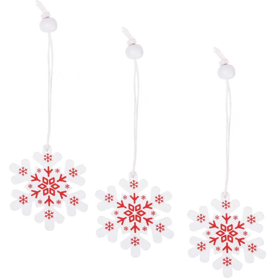 Mediniai ornamentai Springos, 3 vnt.