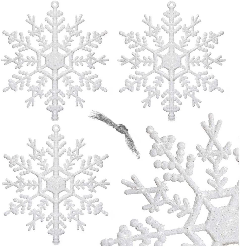 Kalėdinės puošmenos Springos 12 cm, 3 vnt.