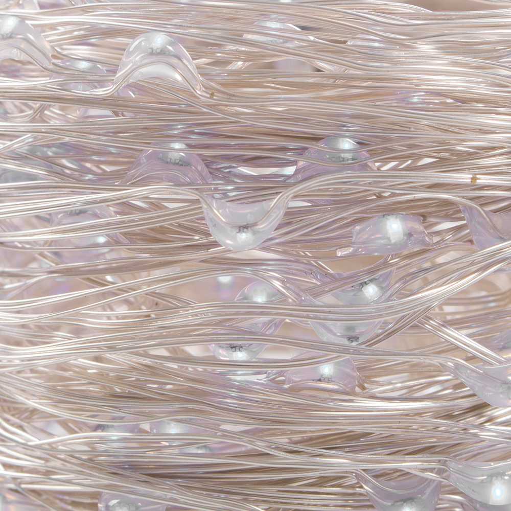 Springos Kalėdinės lemputės 100 LED šalta balta 10 m