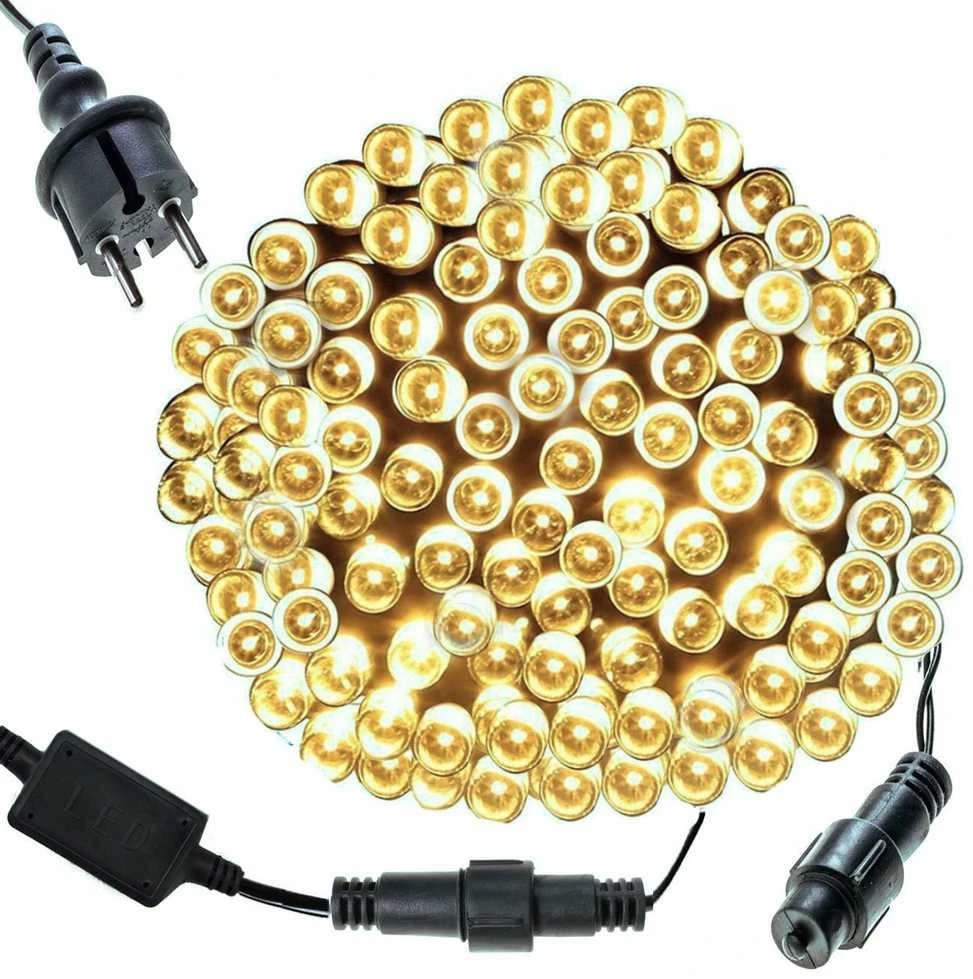 Kalėdinės girliandos Springos 500 LED 31,5 m šiltai baltos