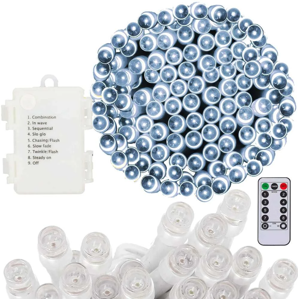 Springos LED šviesos girlianda CL4035, šalta balta, 100 diodų, 10,5 m
