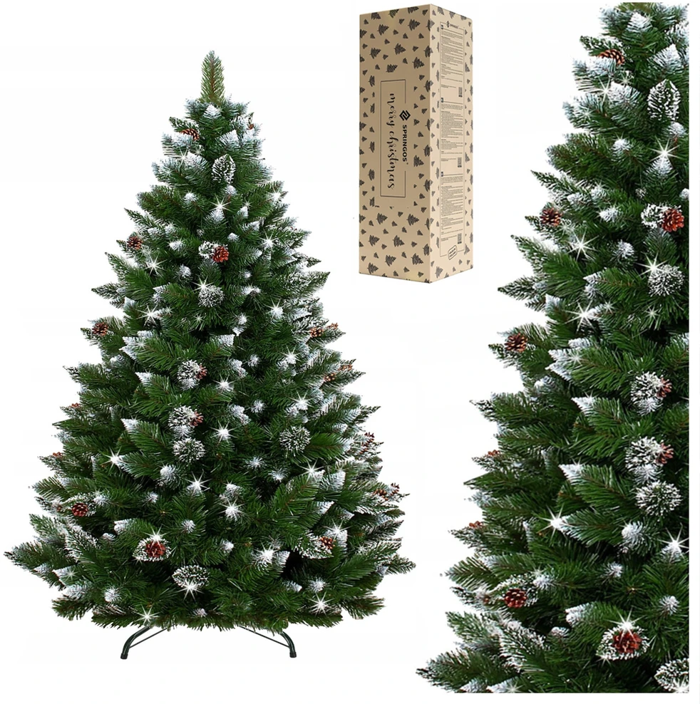 Springos Kalėdinė eglutė deimantinė pušis 220 cm