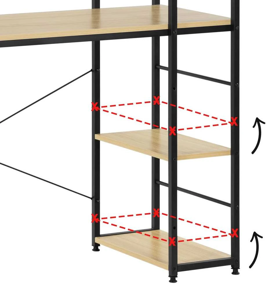 Springos Darbo stalas 120x64x120 cm