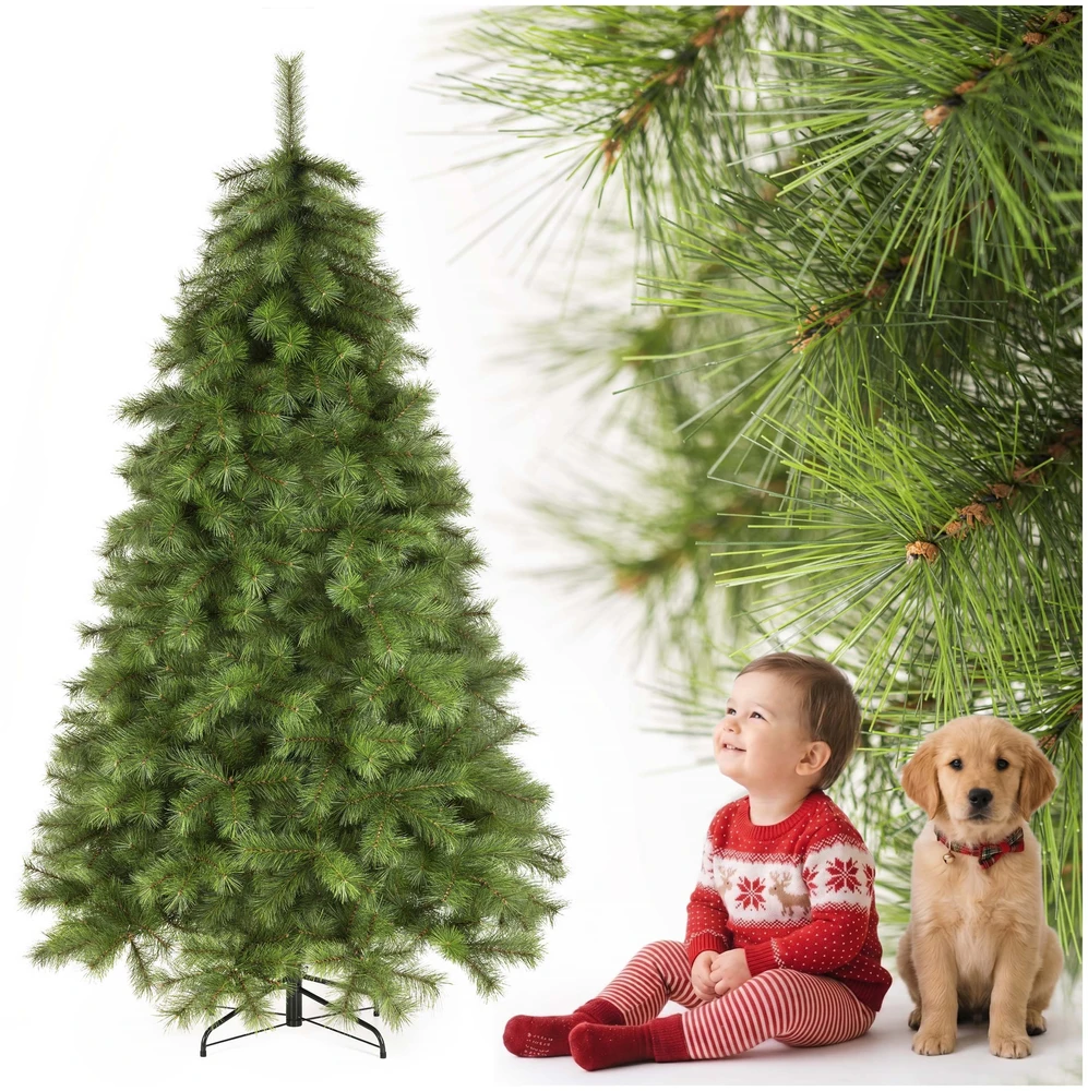 Springos dirbtinė Kalėdų pušis Nordic Pine, 210 cm, žalia — CT0278