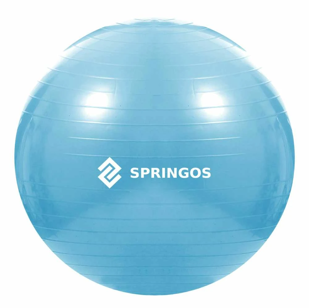 Gimnastikos kamuolys SPRINGOS 55cm Mėlynas