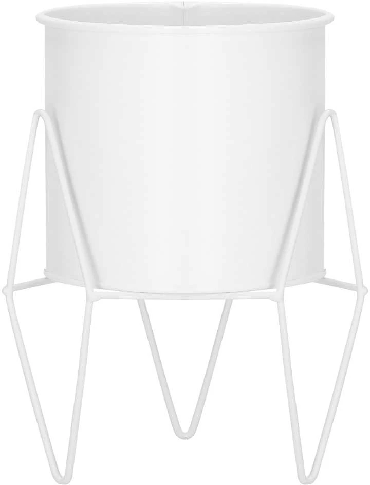 Springos Metalinė gėlių lentyna GA0163, balta
