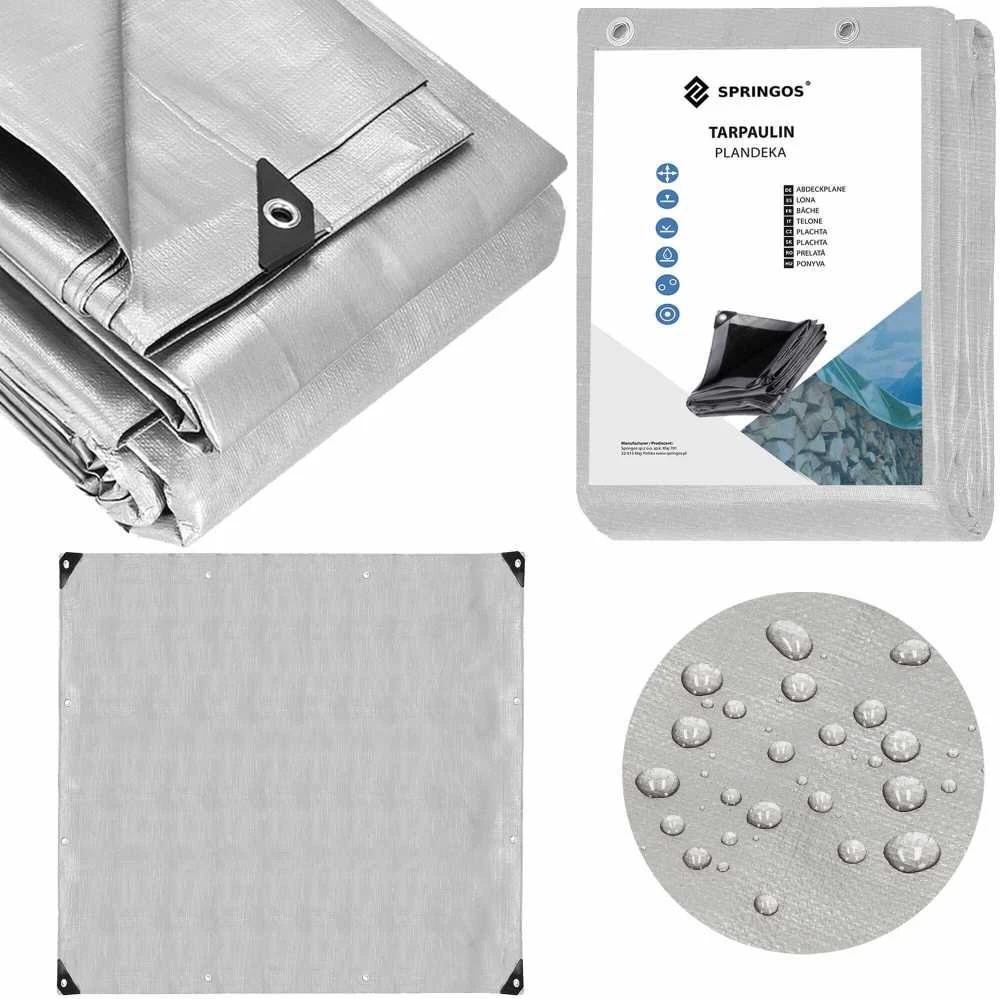 Brezentas Springos 4x4 m 210 g/m²