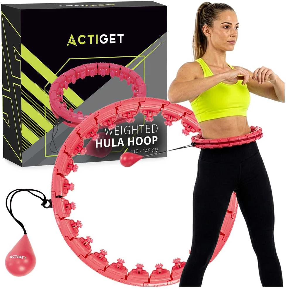 Springos Hula Hoop lankas raudonas