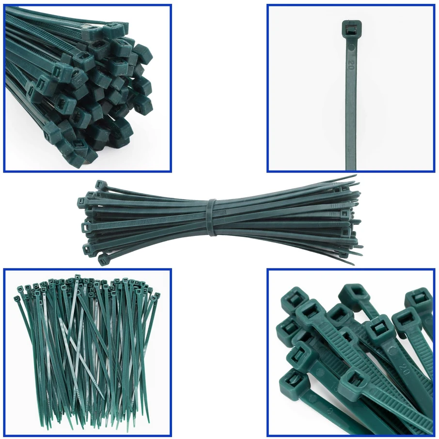 Springos Kabelių dirželiai GA0269 150 mm žali