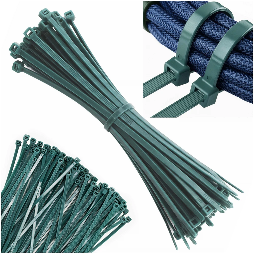 Springos Kabelių dirželiai GA0269 150 mm žali